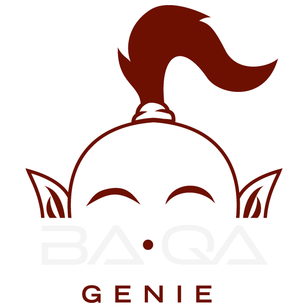 BAQA Genie Head Logo
