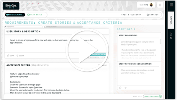 Video Demo: Business Requirements